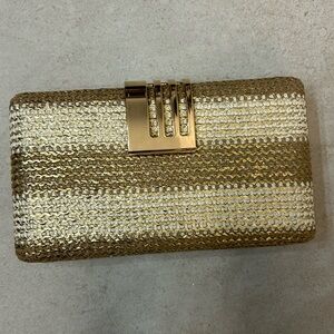 Gold Clutch / Crossbody Handbag